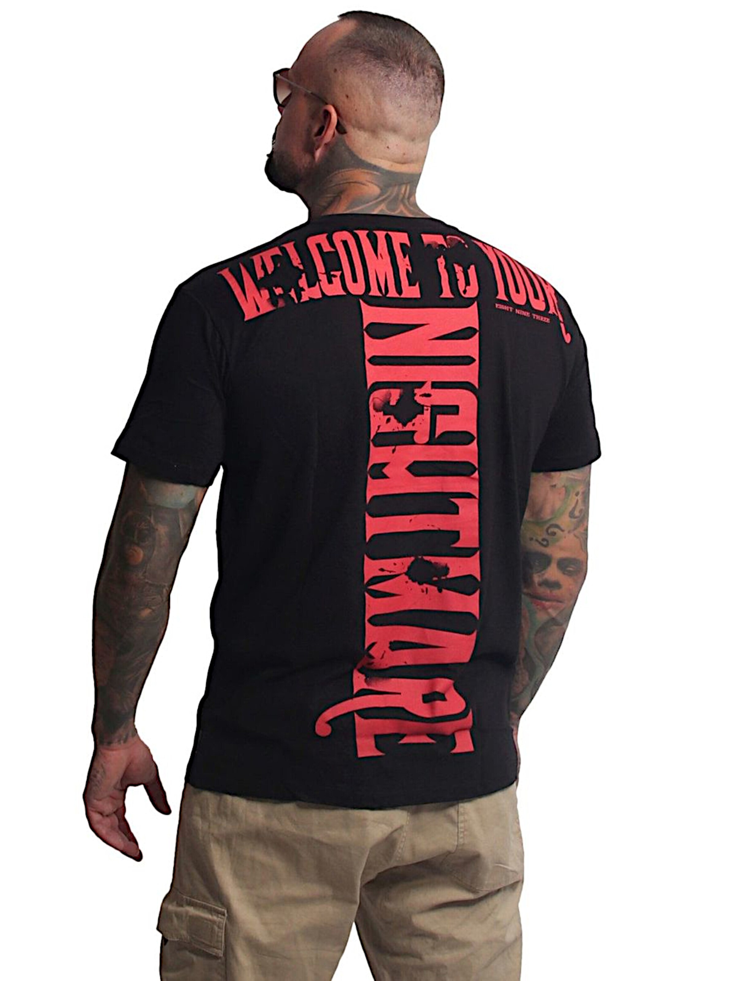 Yakuza Shirt 'Welcome' in Black