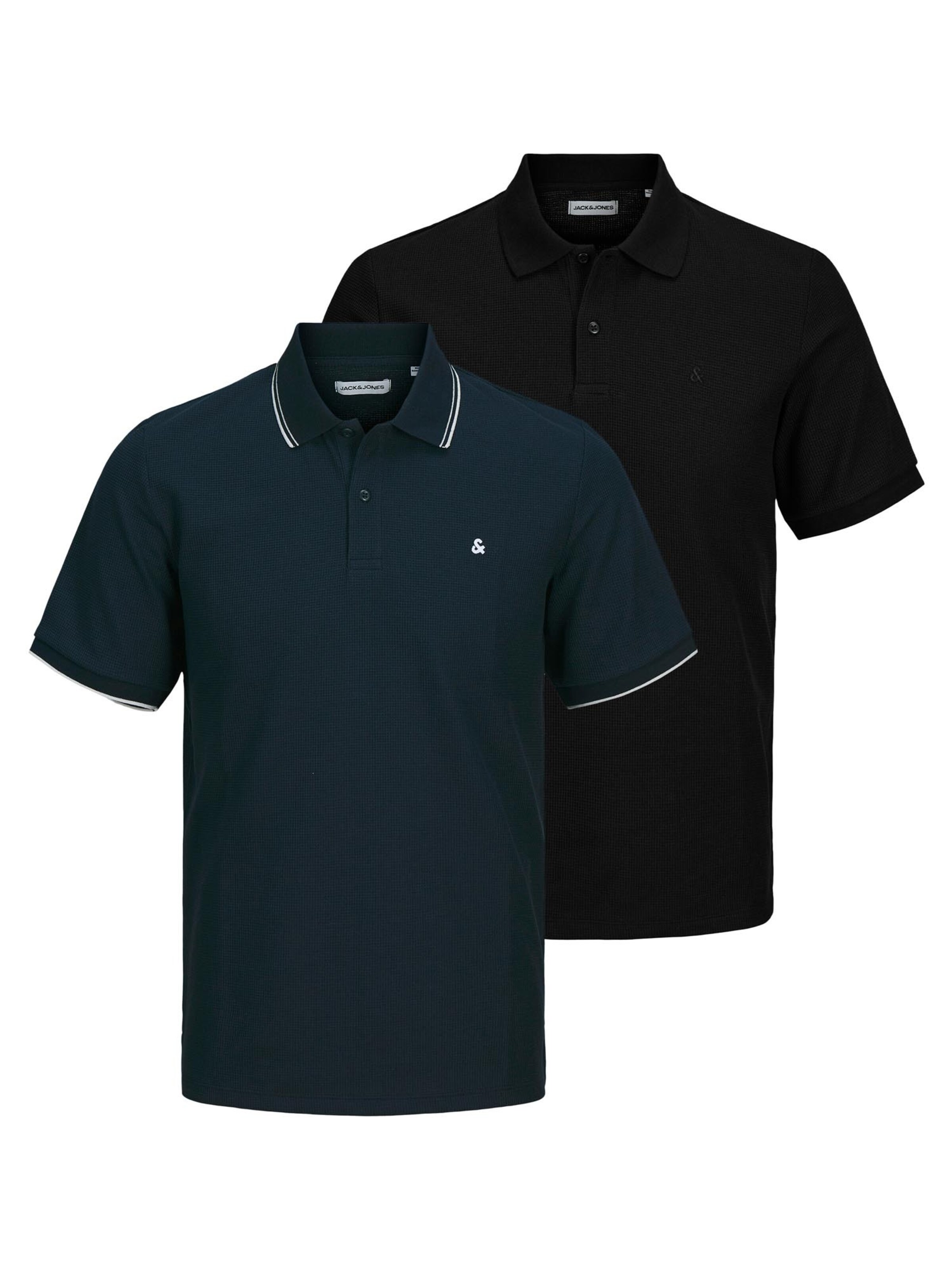 JACK & JONES Shirt 'Austin'‌‌‌ in black denim, Produktansicht