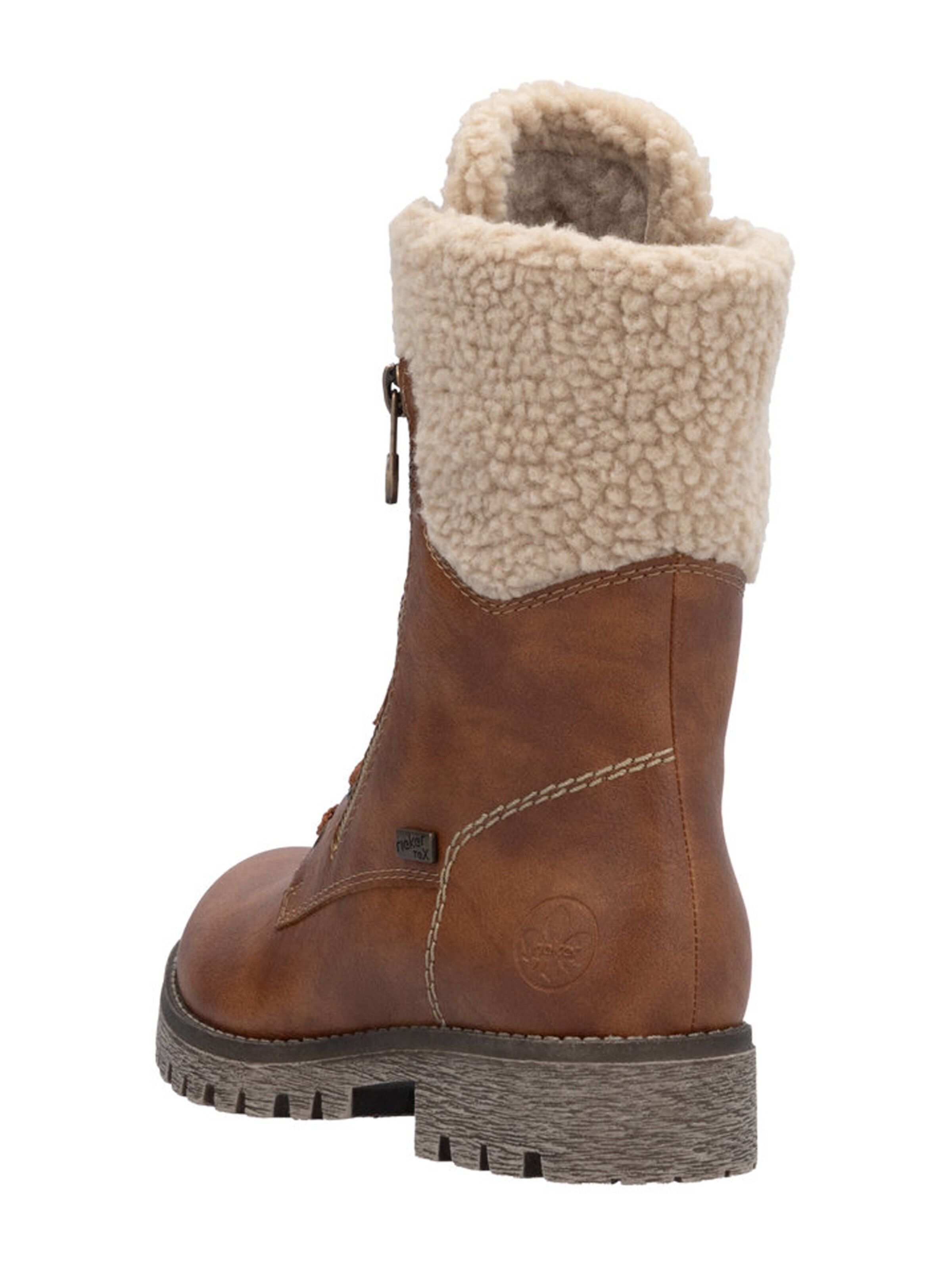 Bottines à lacets Rieker en marron