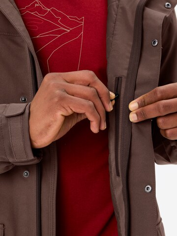 VAUDE Between-seasons parka 'Manukau' in Brown