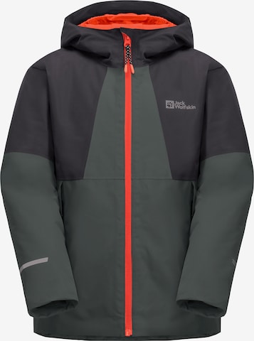 JACK WOLFSKIN Outdoor jacket 'Actamic' in Grey: front