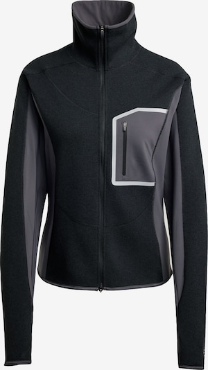 ADIDAS BY STELLA MCCARTNEY Chaqueta polar funcional en gris / negro / blanco, Vista del producto