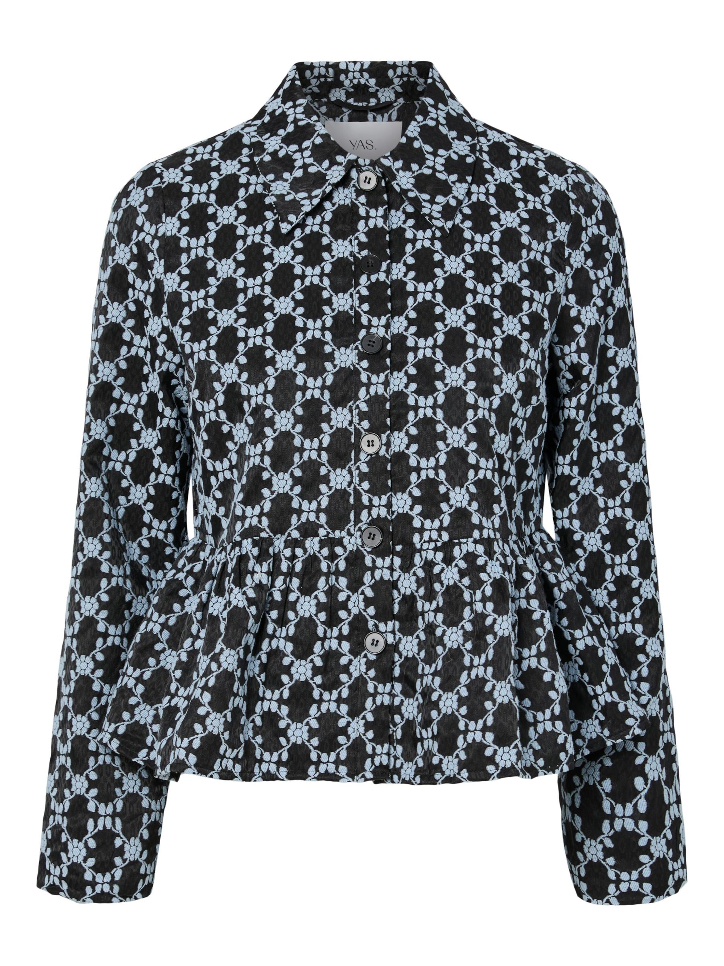 YAS Between-season jacket 'YASScara' in Black: front