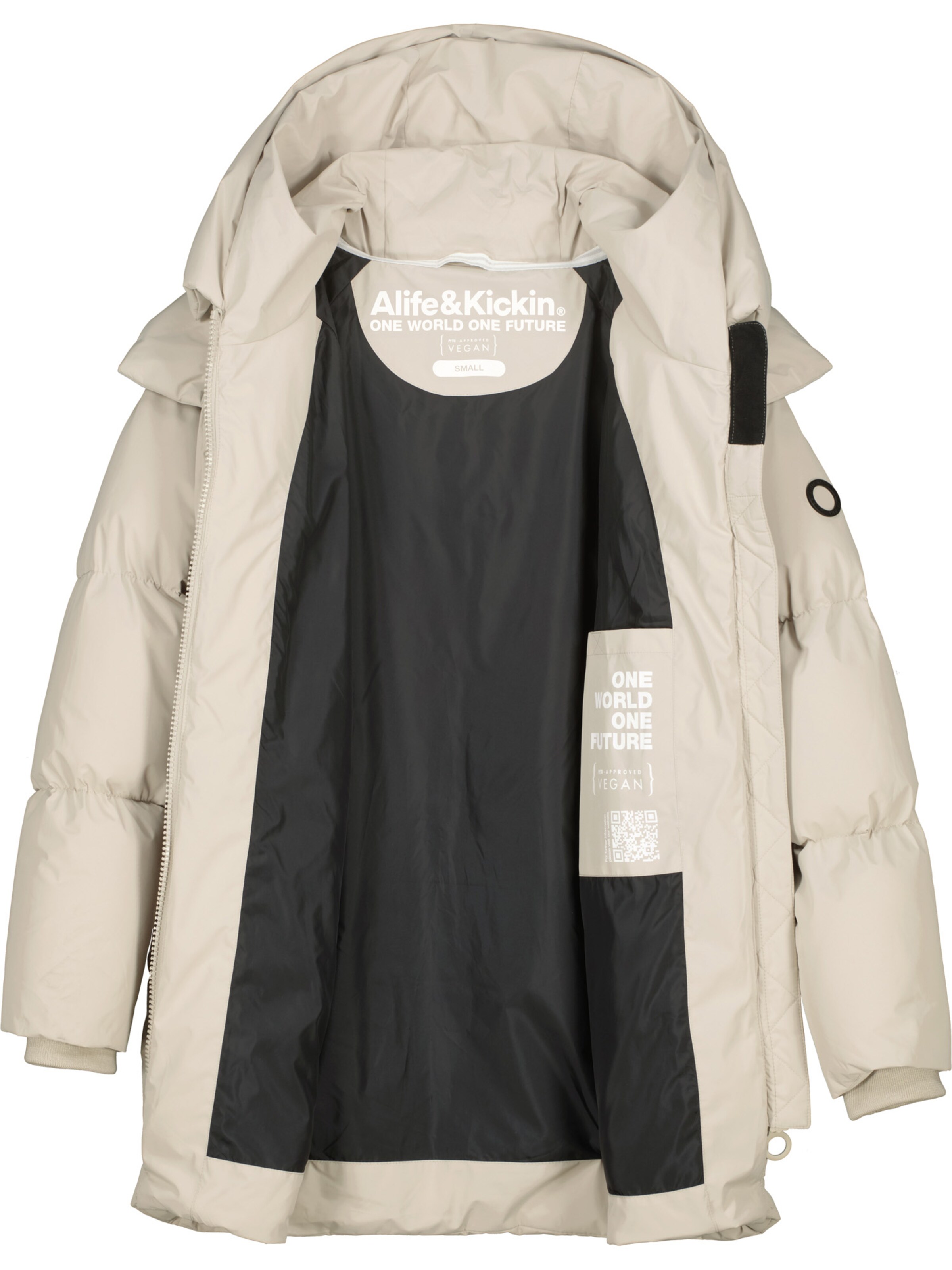 alife & kickin Zimná bunda 'LykkeAK A' - Béžová