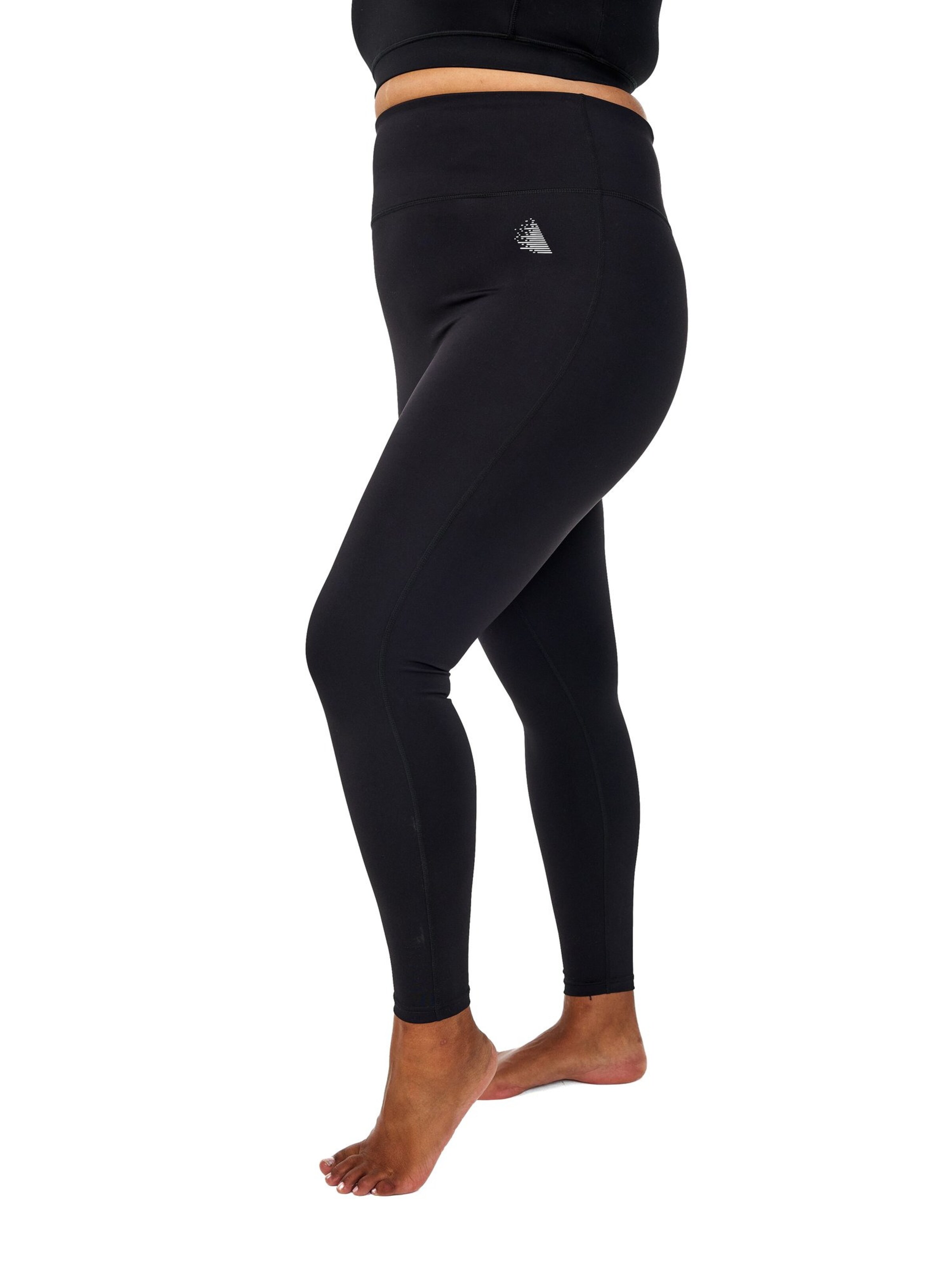 melns Active by Zizzi Šaurs Sporta bikses 'Everyday'