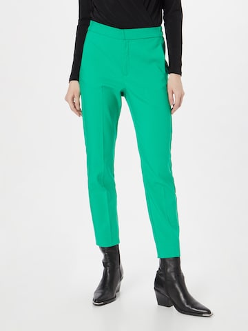 InWear Regular Pleated Pants 'Zella' in Green: front