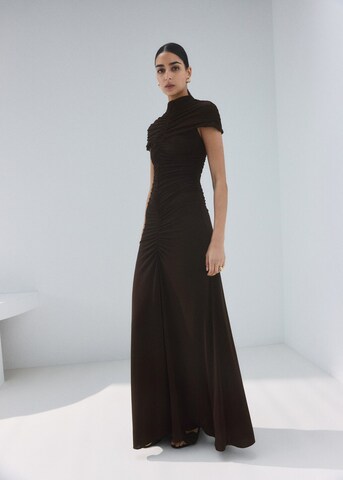 MANGO Kleid 'Bond-a' in Braun: Vorderseite