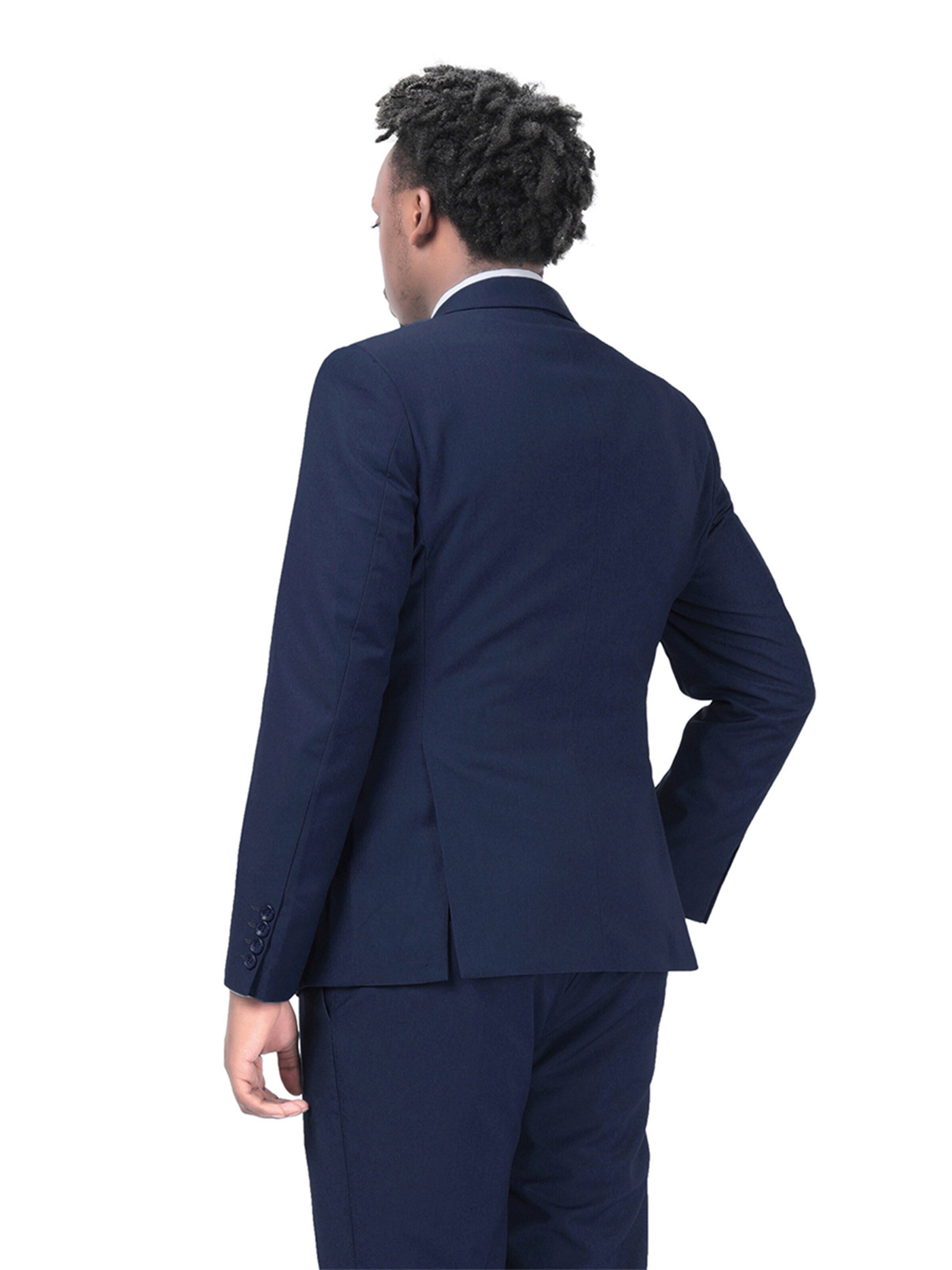 YOUTHUP Slim Fit Sakko 'Zugluft'‌‌‌‌ in Blau