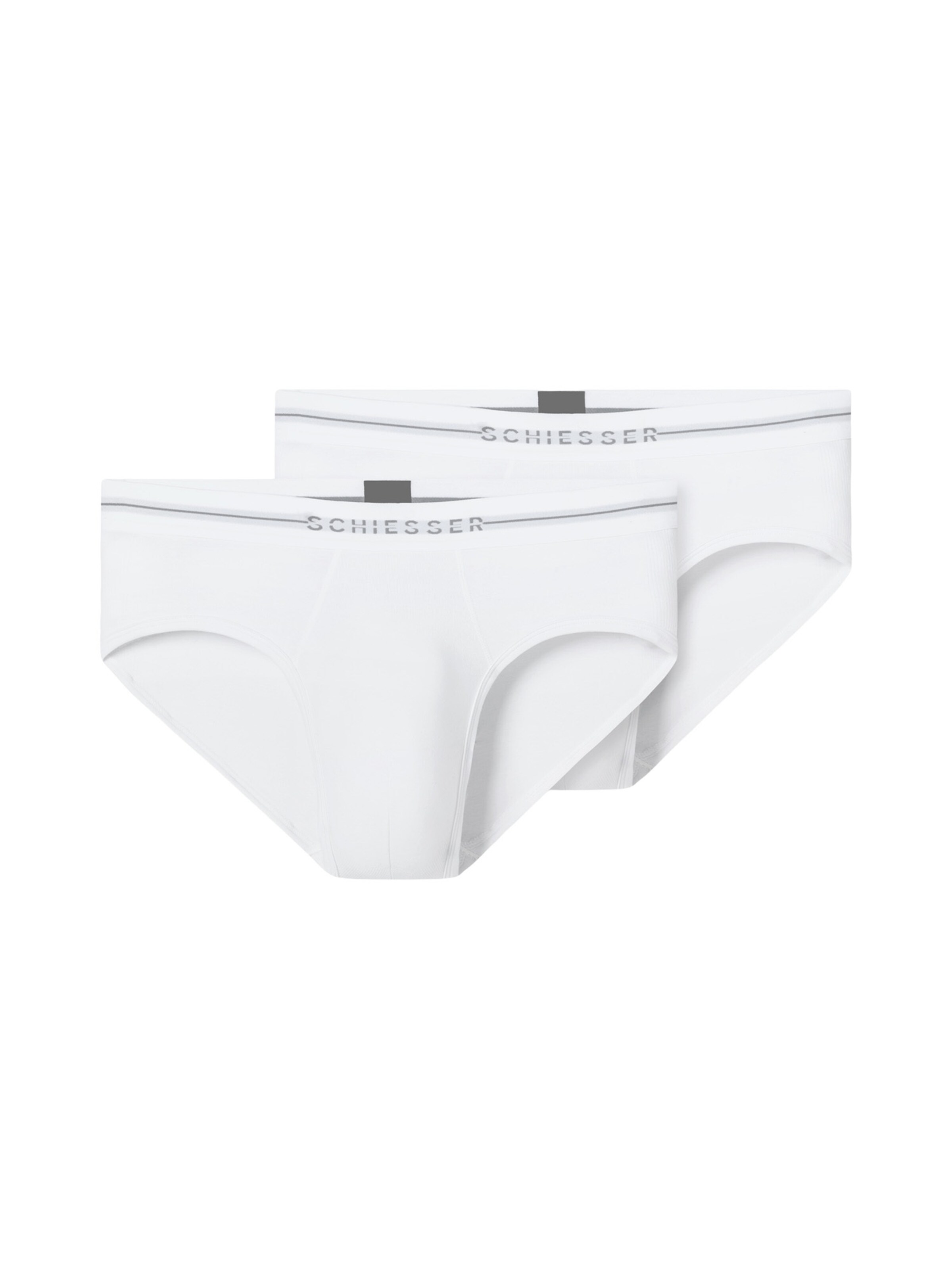 SCHIESSER Slip en blanc, Vue avec produit