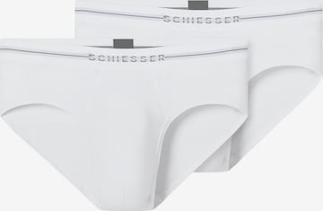 SCHIESSER Slip in White: front