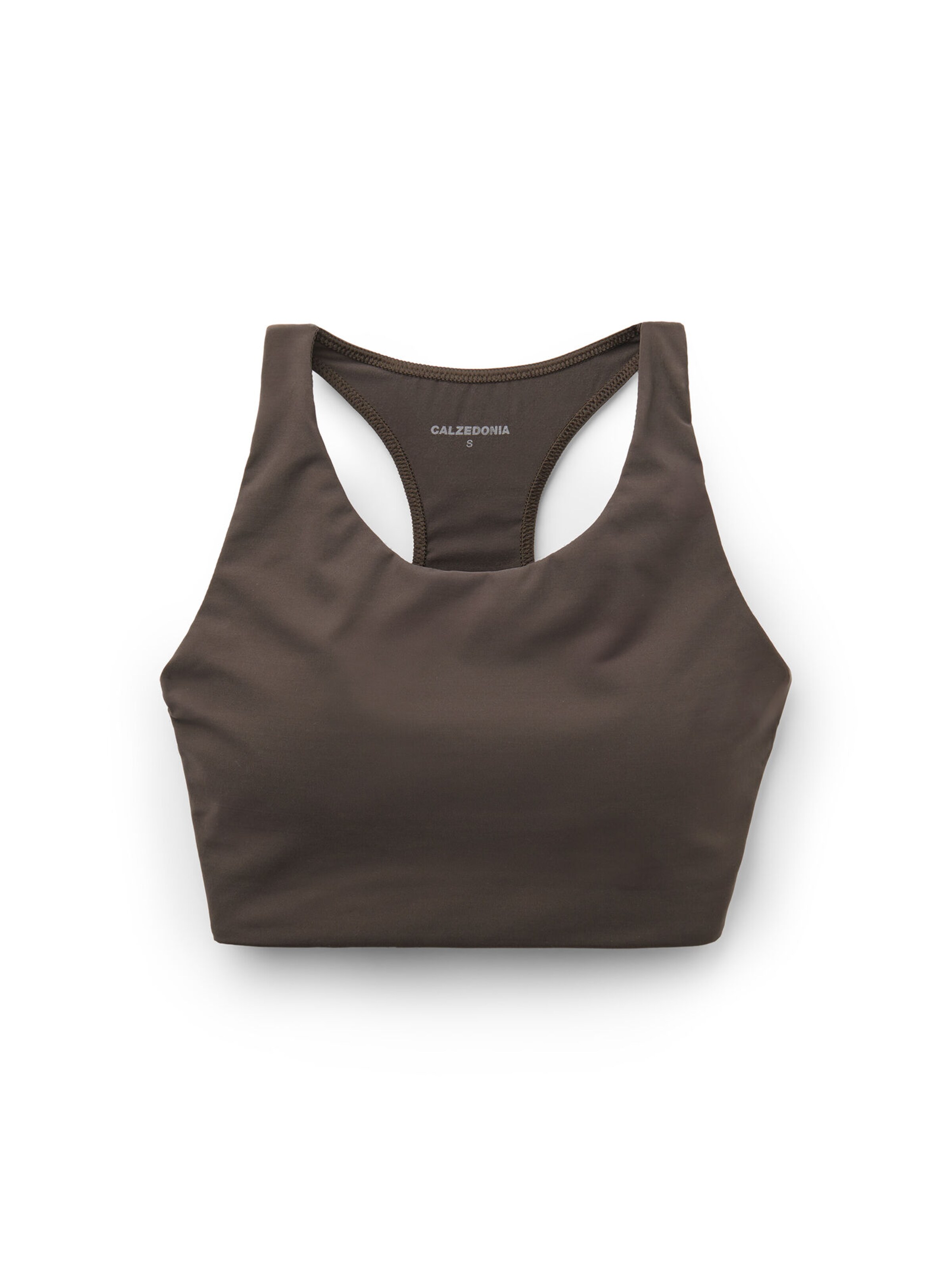 CALZEDONIA Shirt 'SCULPT' in Brown: front