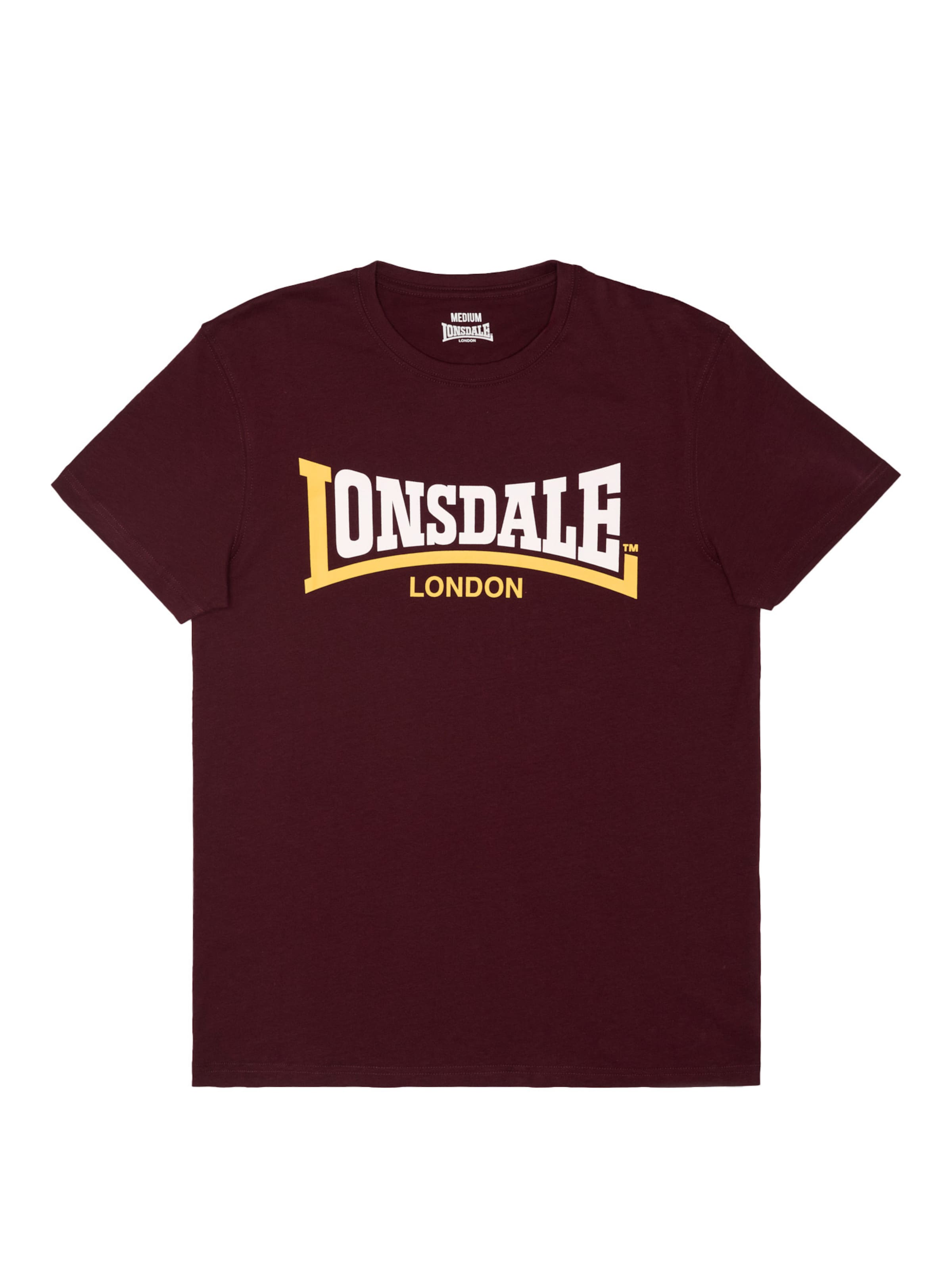sarkans LONSDALE T-Krekls: no priekšpuses
