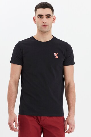 !Solid Shirt 'THORGE' in Zwart: voorkant
