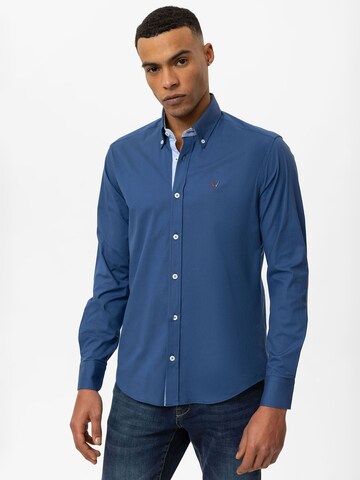 Regular fit Camicia di By Diess Collection in blu