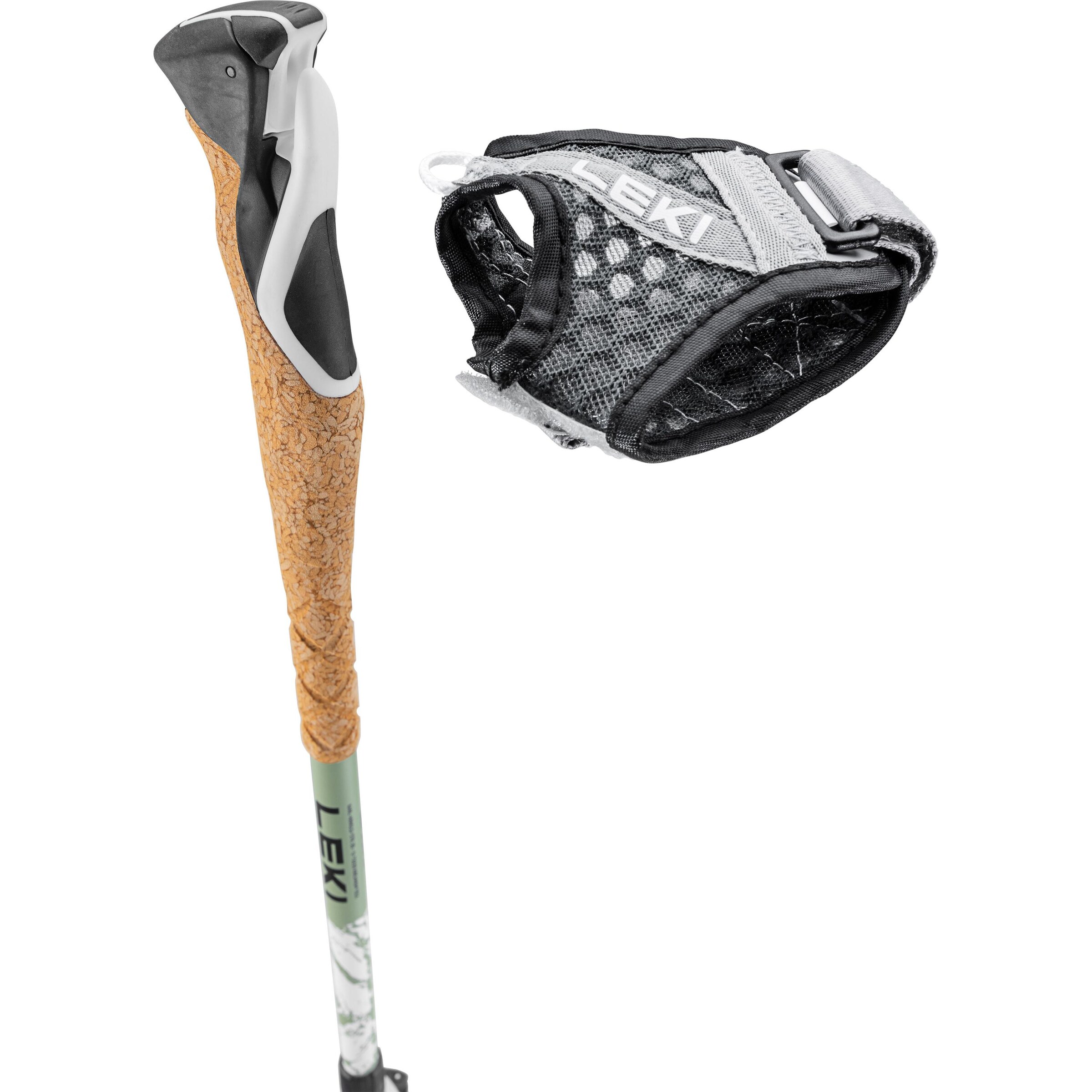 LEKI Wanderstock in Grün
