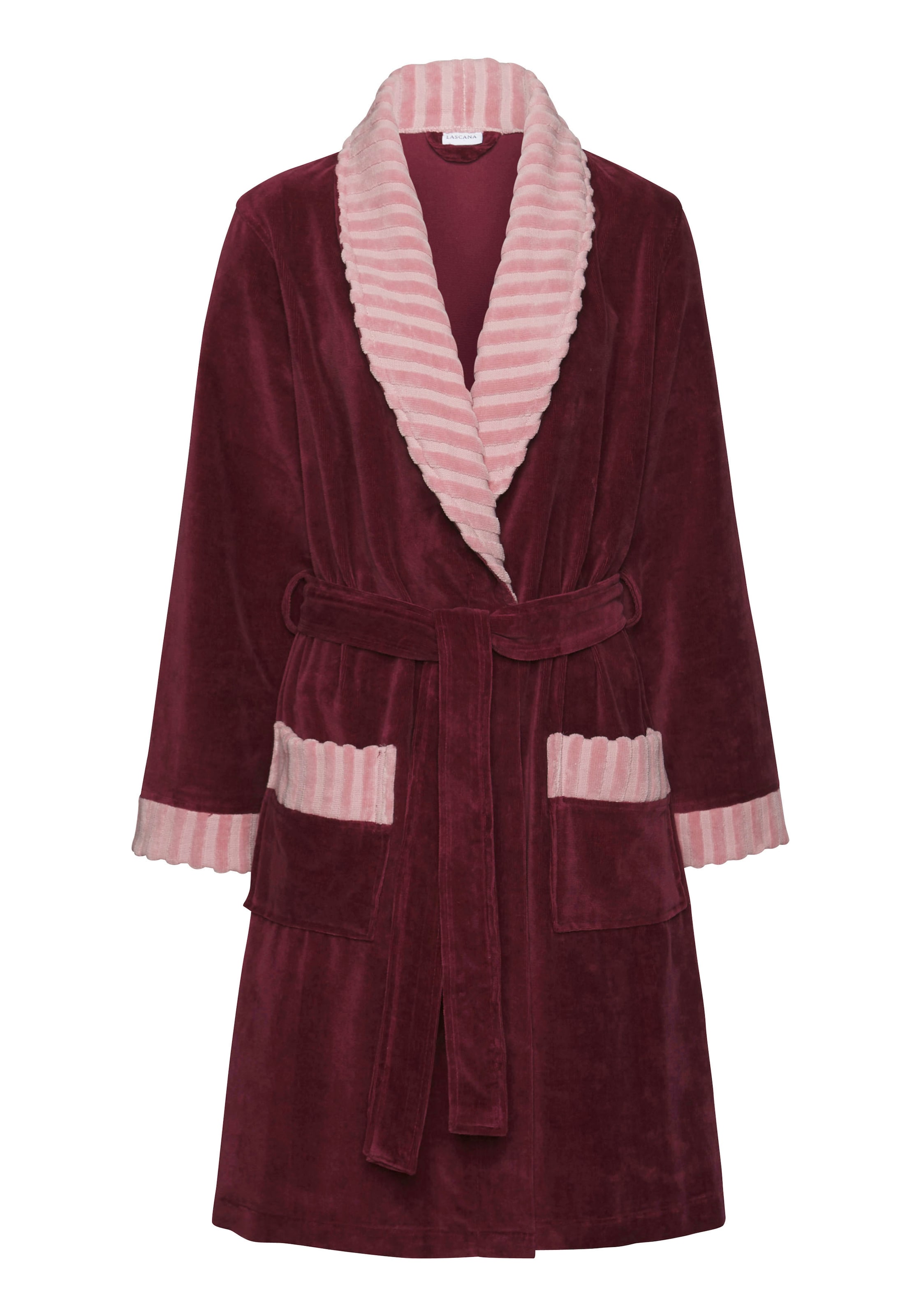 VIVANCE Dlhý župan 'Dreams' - Fialová: predná strana