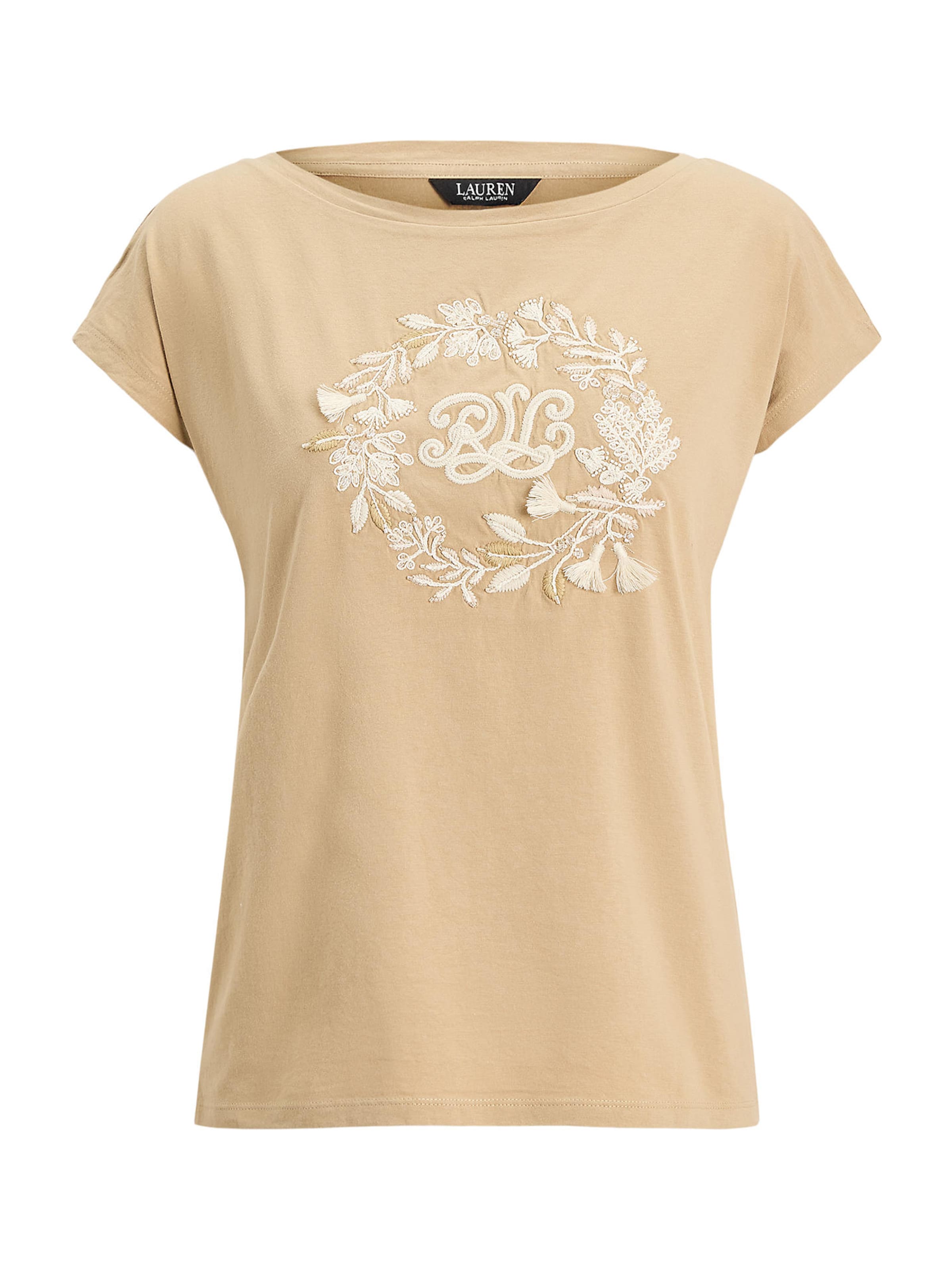 bēšs Lauren Ralph Lauren T-Krekls: no priekšpuses