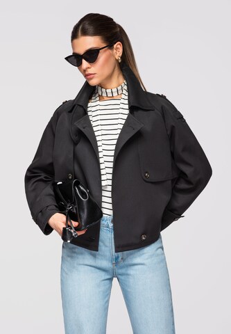 Veste mi-saison 'OW-JANP-0120' Ombre en noir