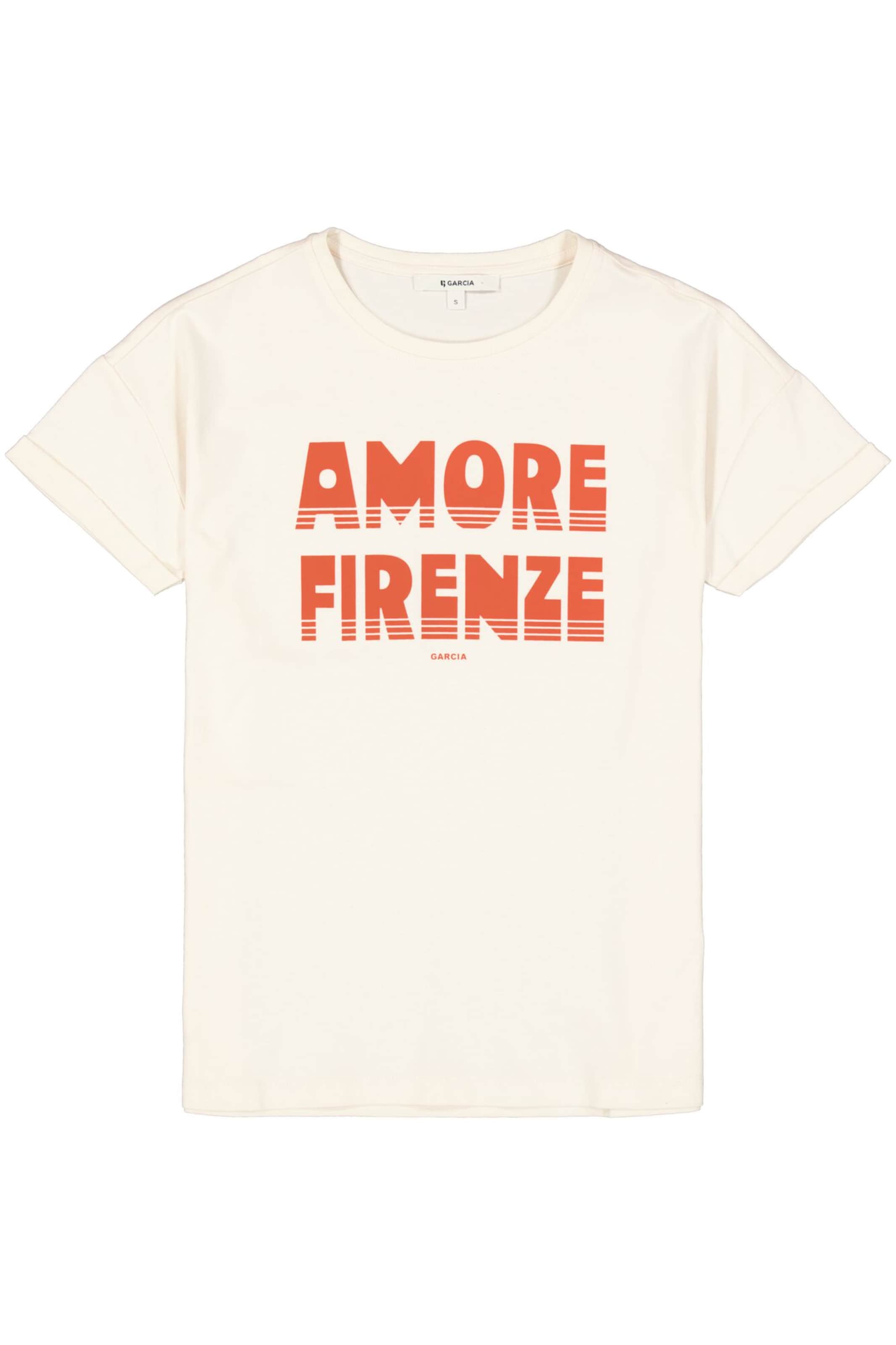 T-shirt GARCIA en blanc : devant