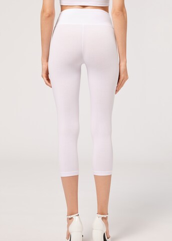 CALZEDONIA Skinny Leggings in Weiß