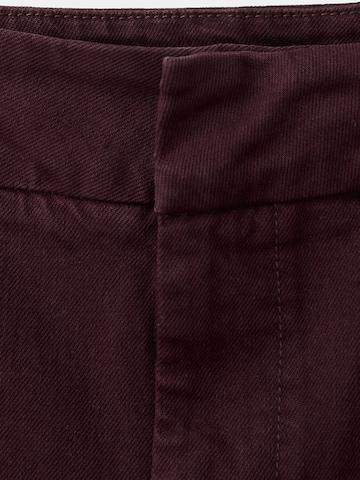 MANGO Wide Leg Jeans 'PALOMA' in Rot