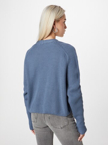 KnowledgeCotton Apparel Strickjacke in Blau