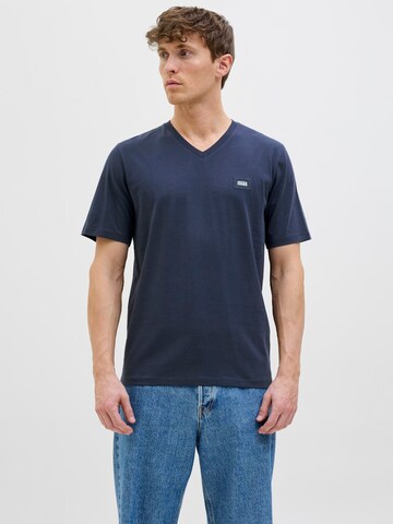 JACK & JONES Tričko 'JCOREACH' – modrá: přední strana