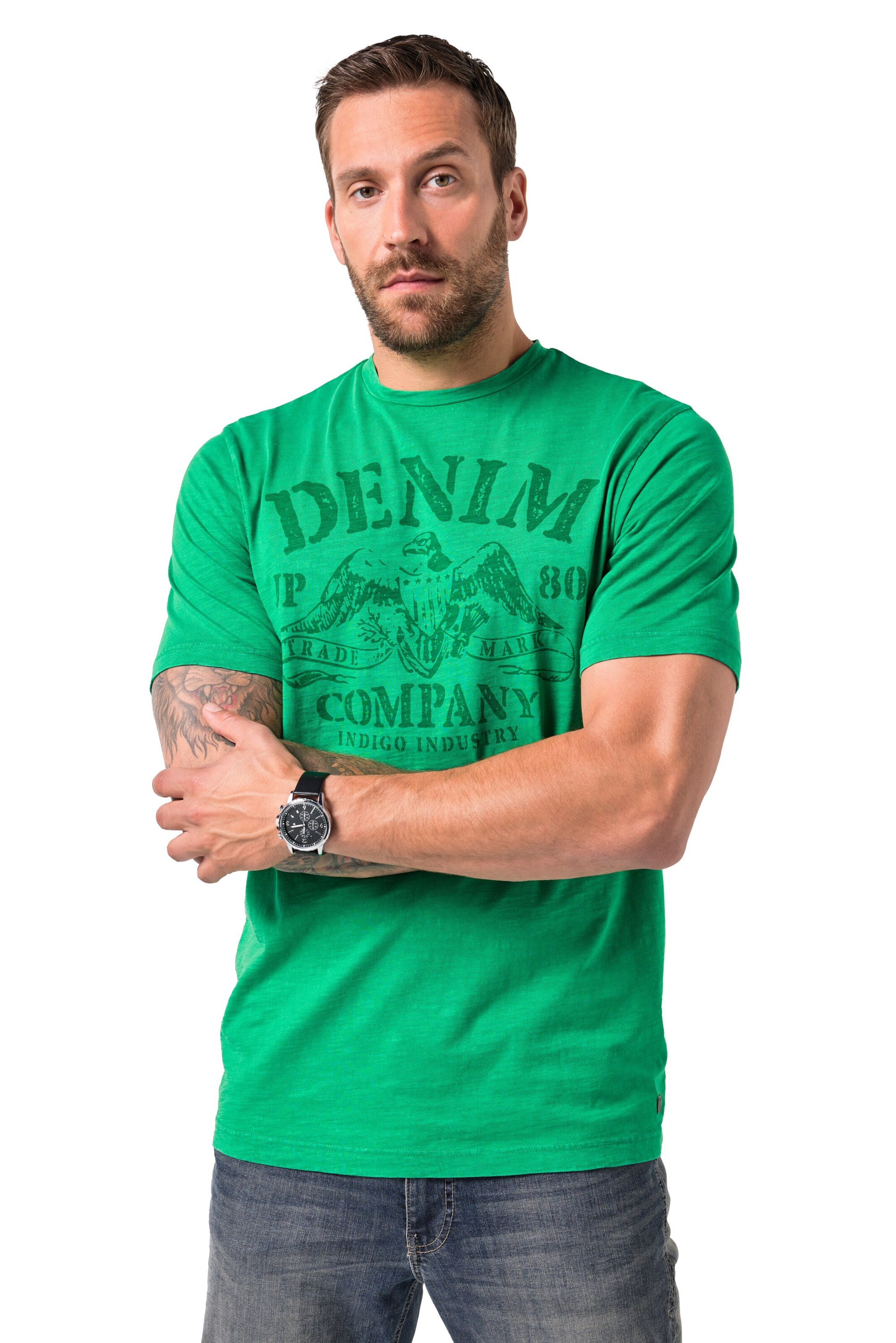 JP1880 Shirt in Green: front