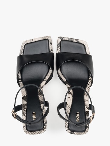 Estro Sandale '530-08'‌‌ in Schwarz