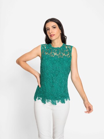 Tricou de la heine pe verde: față