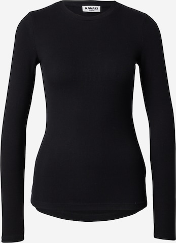 KAVAZI Shirt in Schwarz: Vorderseite