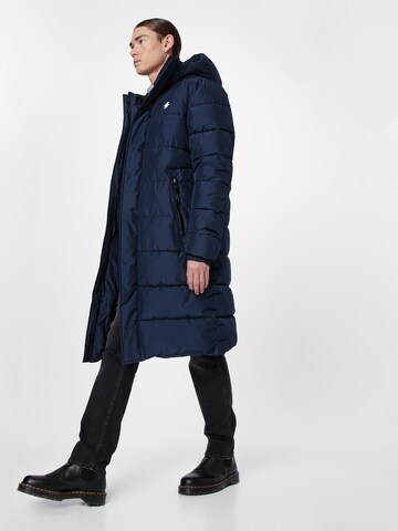 mėlyna Superdry Žieminis paltas