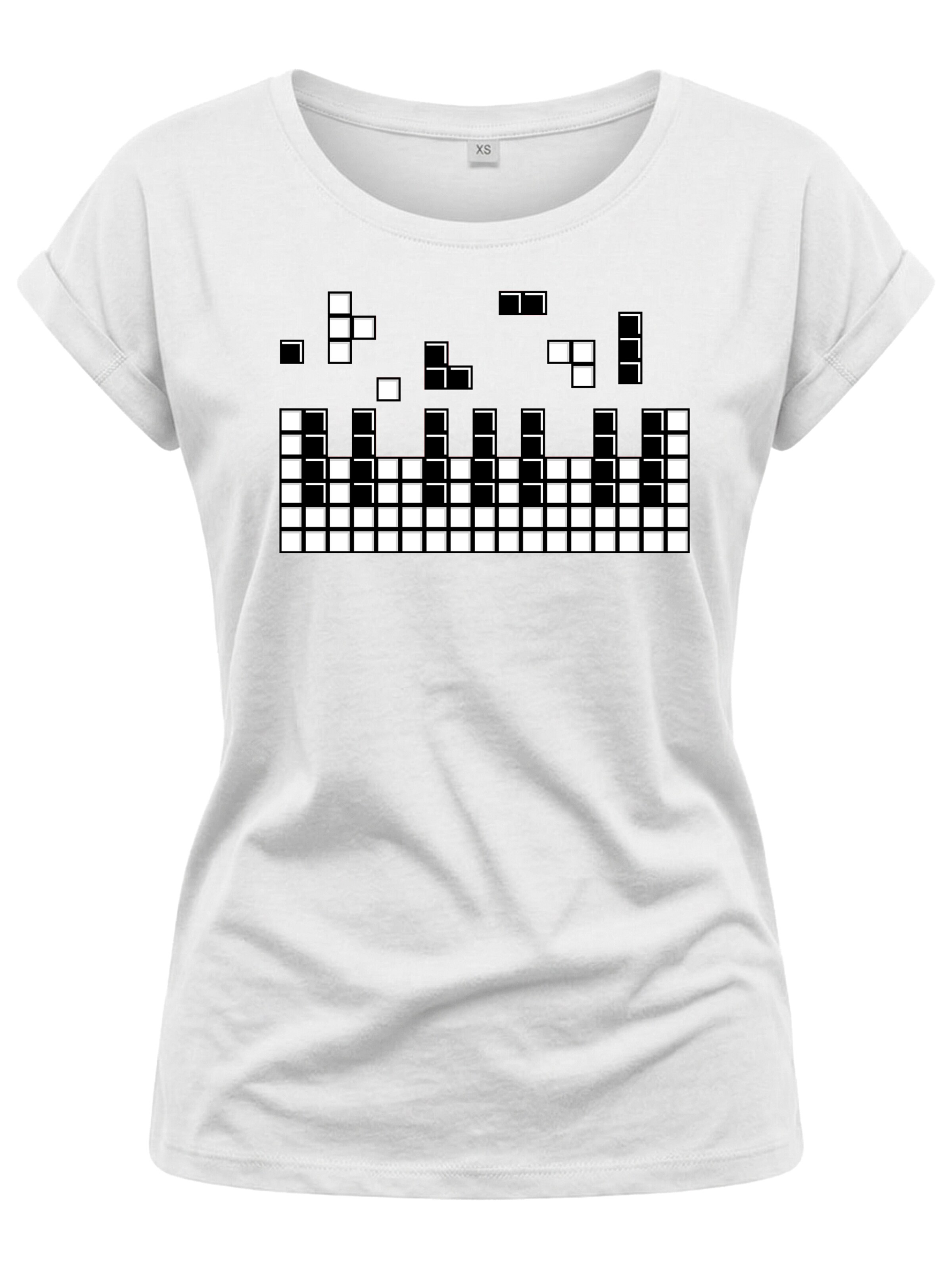 MAKAYA Shirt 'Piano' in White: front