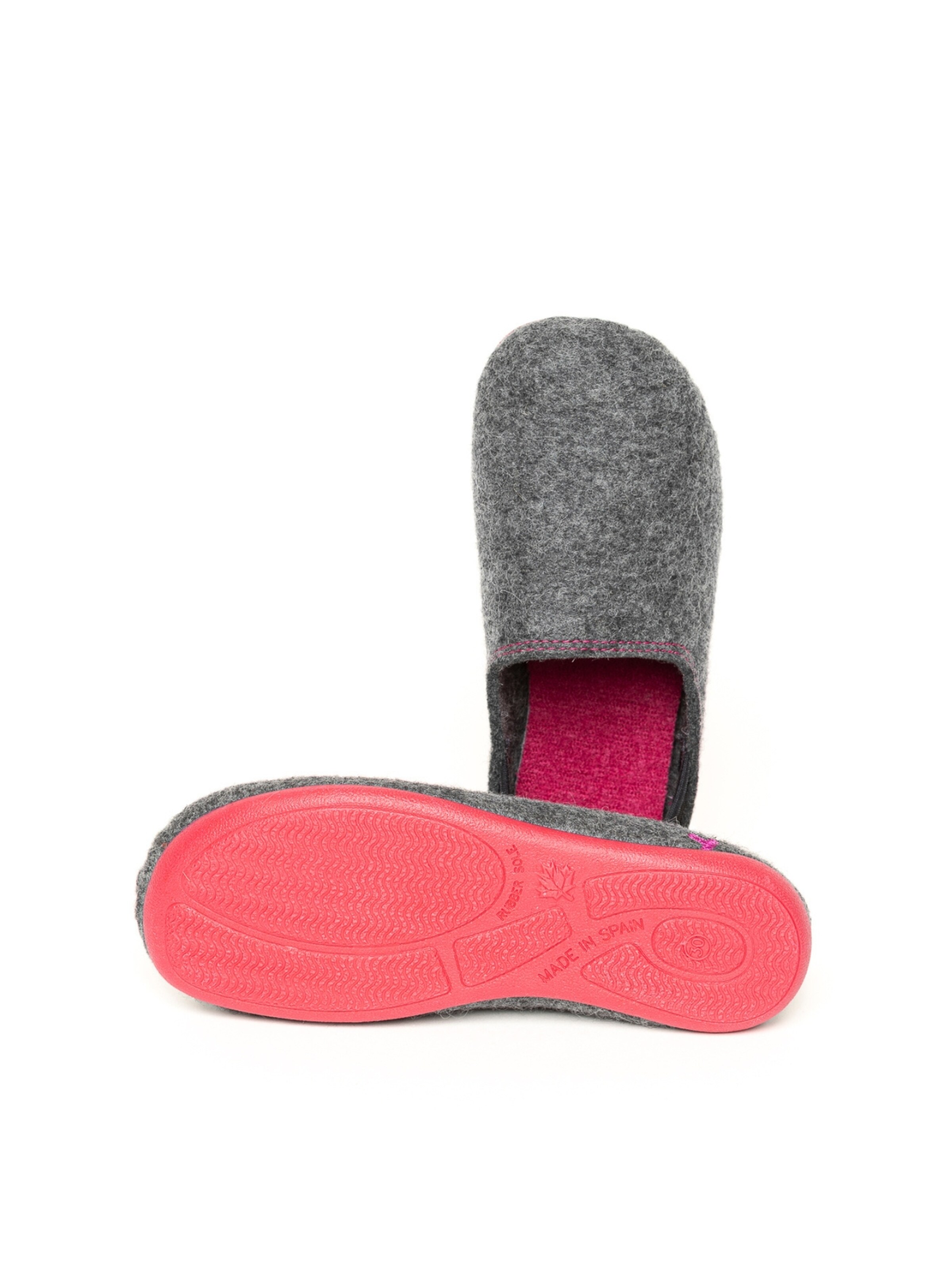 Gottstein Hausschuh 'Filzpantoffel Wool Slip-On Kids'‌‌‌‌‌‌‌‌‌ in Grau