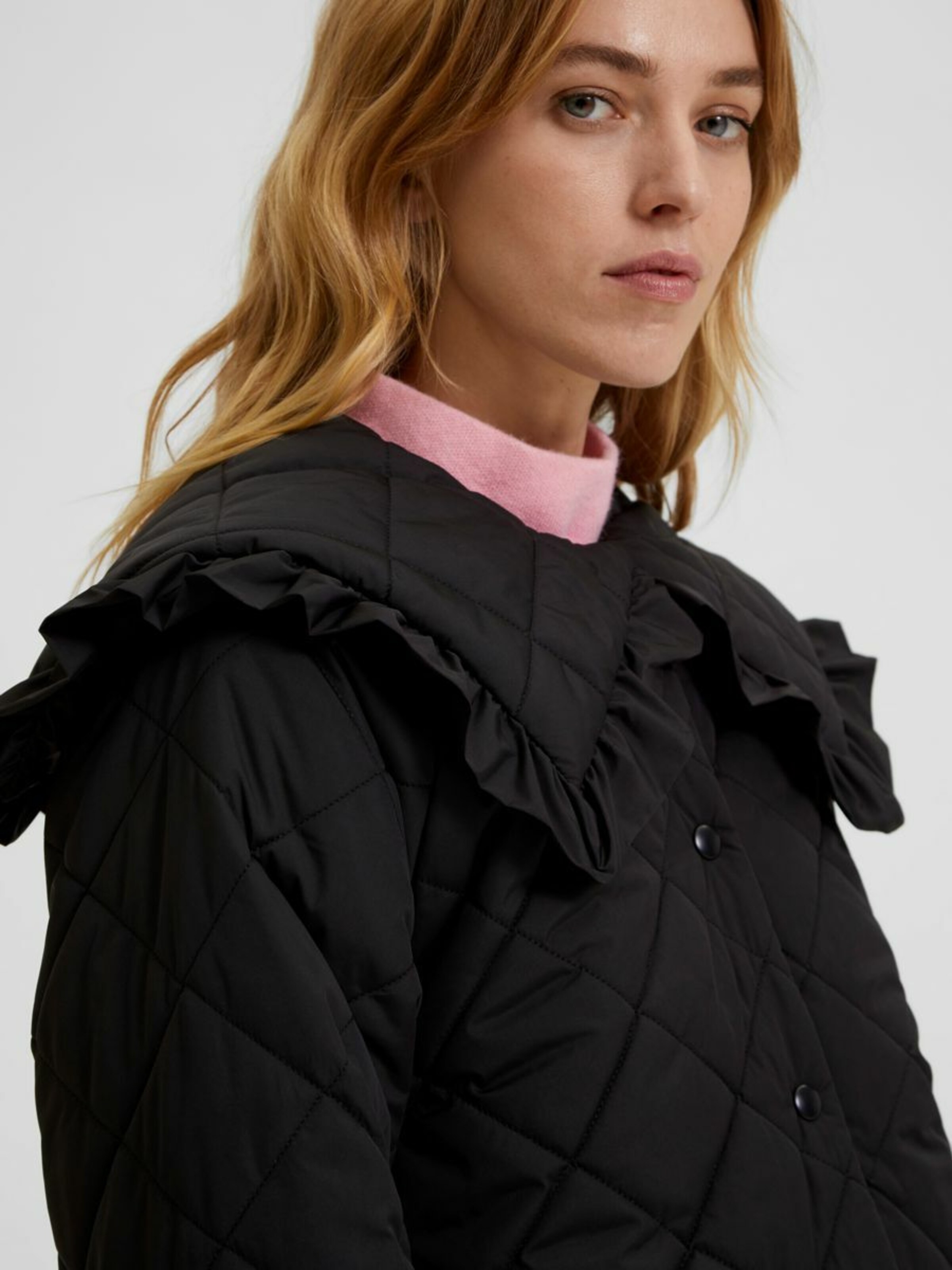 Frauen Jacken SELECTED FEMME Jacke in Schwarz - TQ99973 Frauen Jacken SELECTED FEMME Jacke in Schwarz - TQ99973