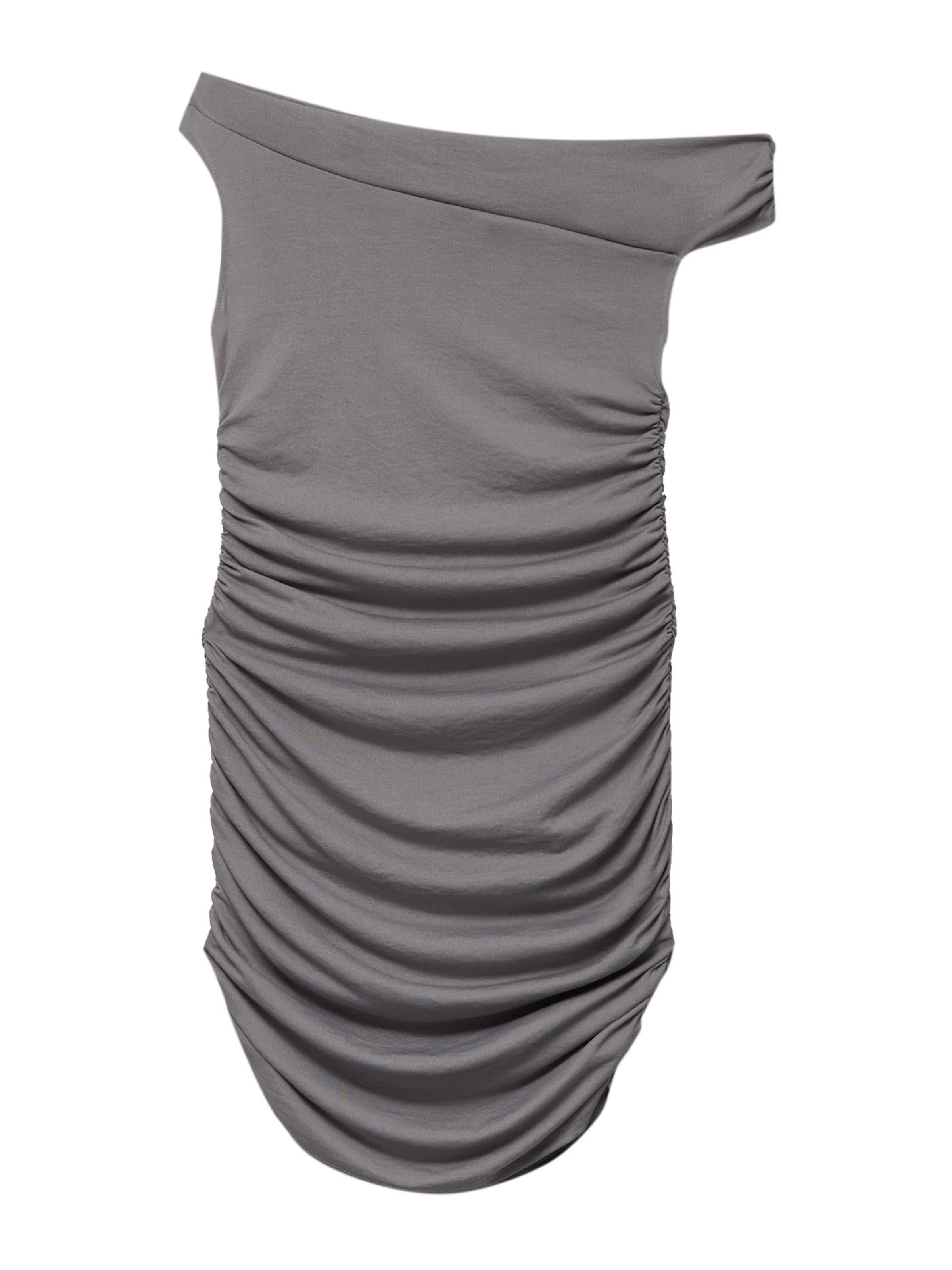 Robe de cocktail Pull&Bear en gris : devant