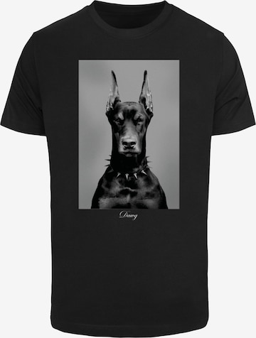 Mister Tee Shirt 'Dawg' in Zwart: voorkant