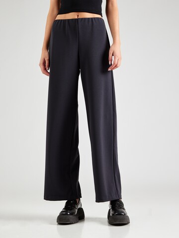VERO MODA Широкий Штаны в Черный: спереди