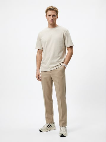 TRAPP Свободный крой Плиссированные брюки в Бежевый