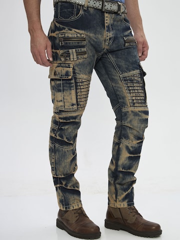 CIPO & BAXX Regular Cargo jeans 'CD918' in Blue