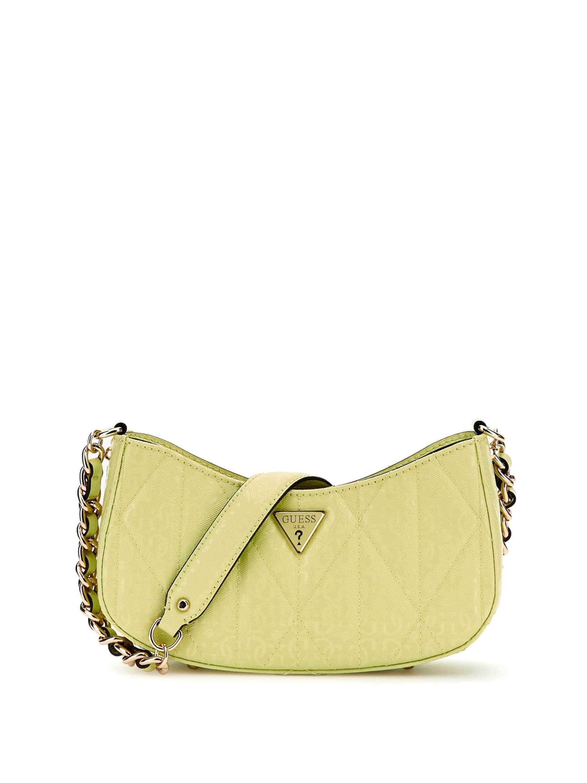 GUESS Shoulder Bag 'Aldina' in Yellow: front
