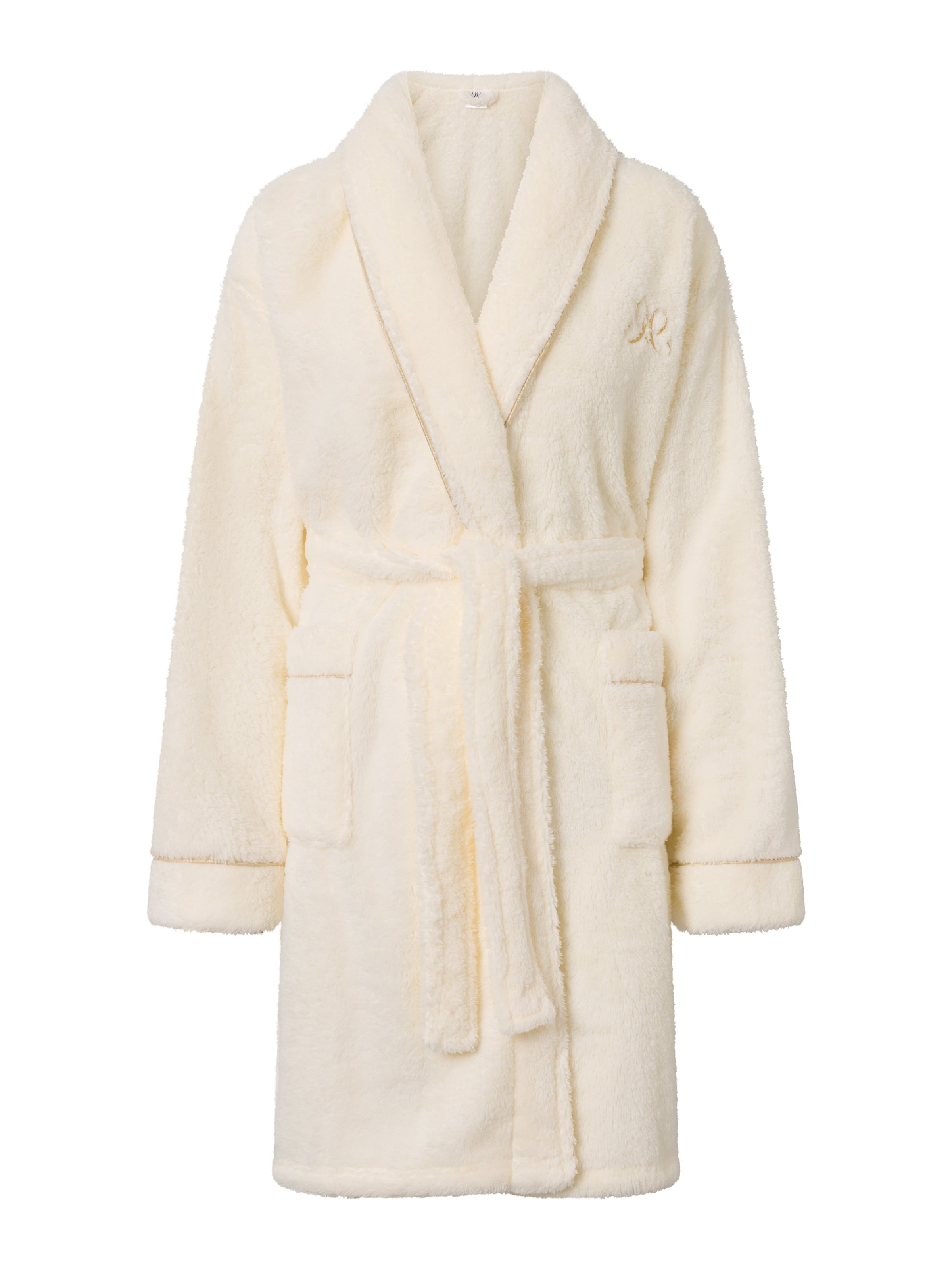 Momenti Per Me Bademantel lang 'Glamour'‌‌‌‌‌ in Beige: Vorderseite