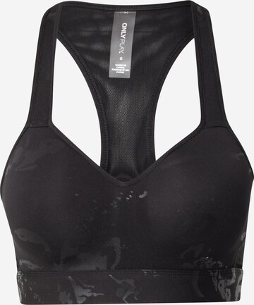 ONLY PLAY Bralette Sports Bra in Black: front