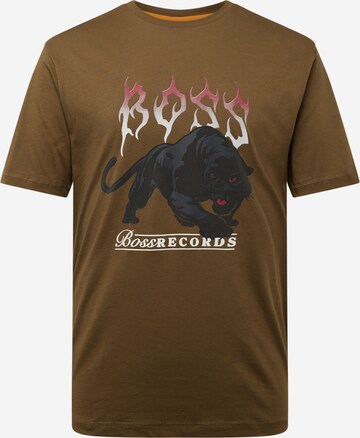 BOSS Shirt 'Pantera' in Brown: front