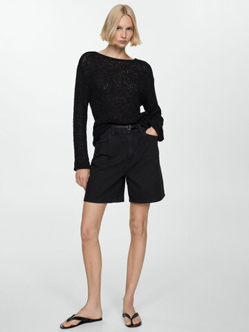 MANGO Wide leg Jeans 'MARINA' i svart
