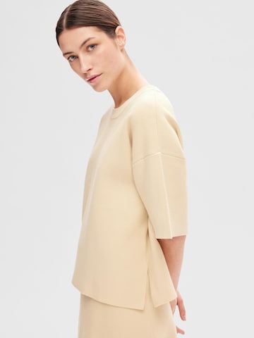 SELECTED FEMME Pullover in Beige