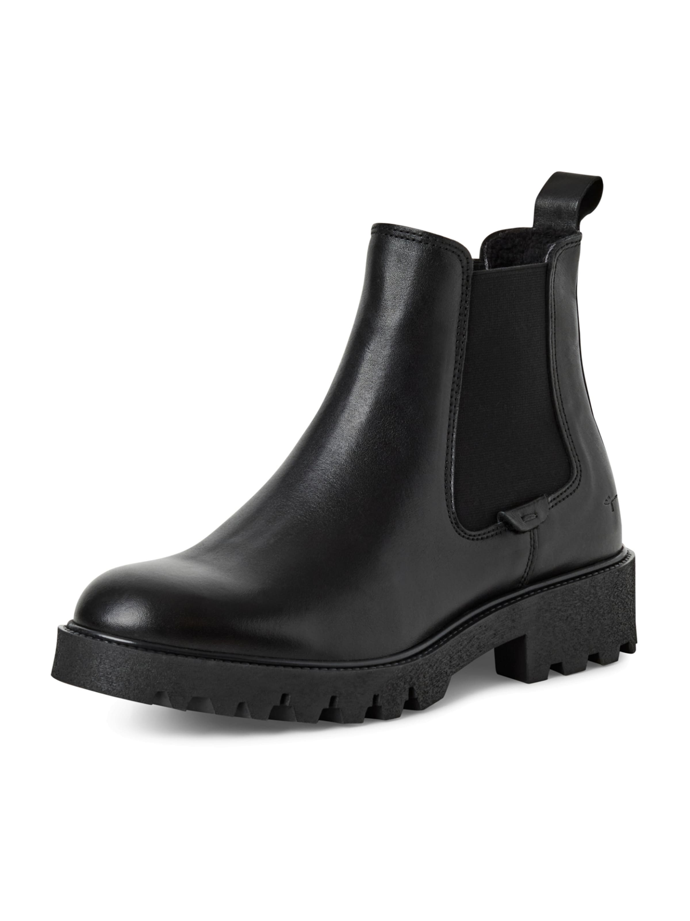 Tamaris Chelsea Boots in Schwarz: Vorderseite