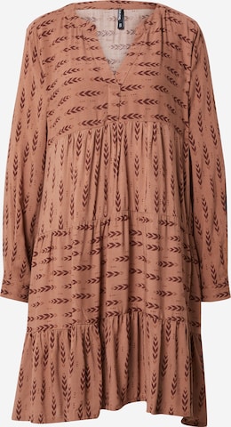 Sublevel Dress in Brown: front