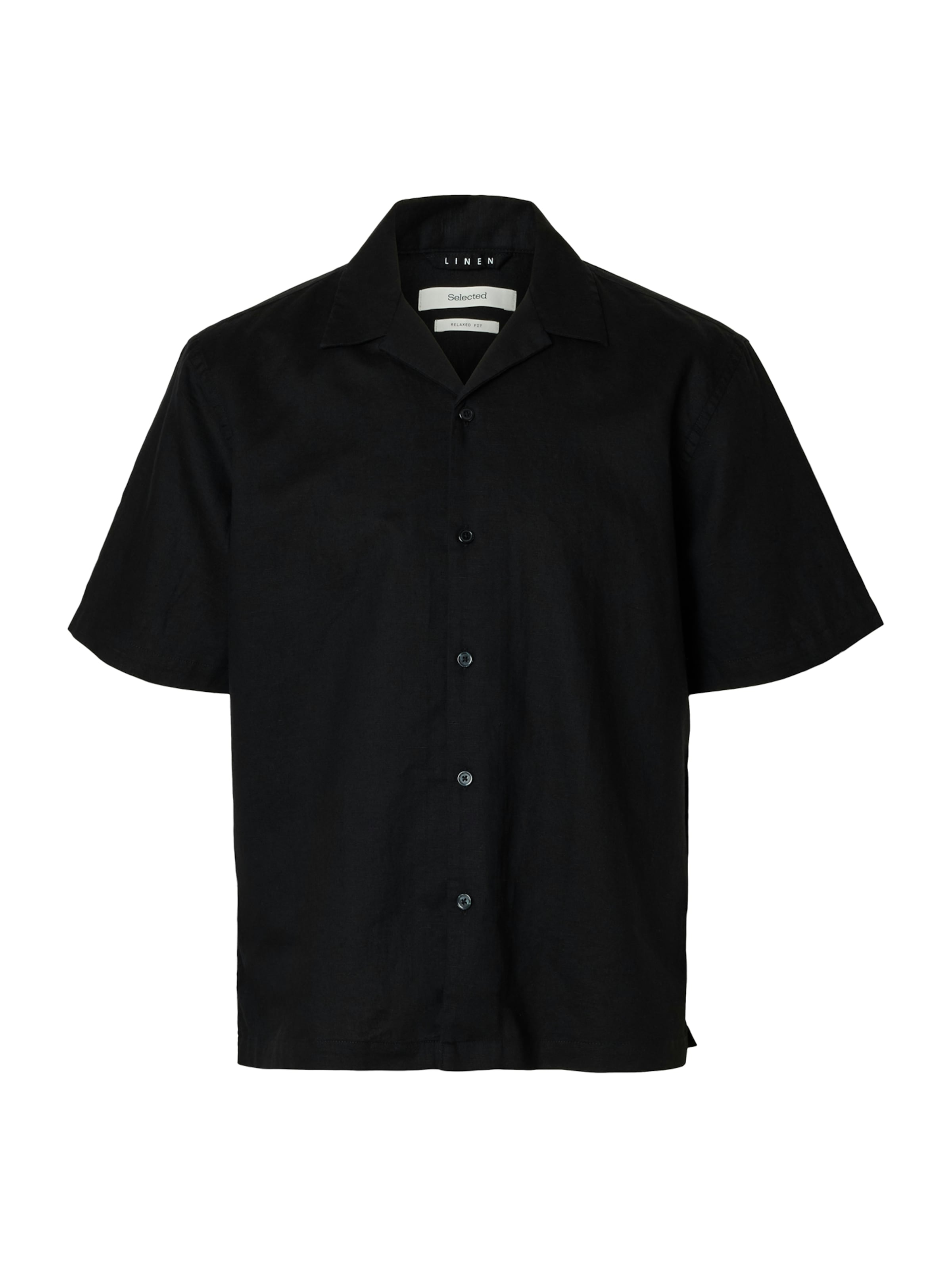 SELECTED Skjorte 'SLHClay' i sort: forside