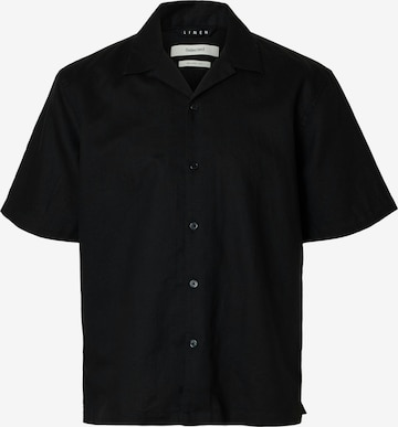 SELECTED Skjorte 'SLHClay' i sort: forside